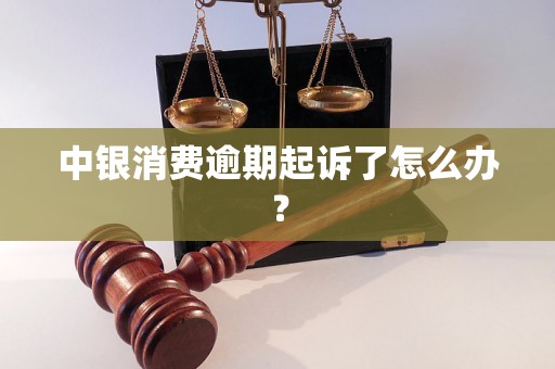 中银消费逾期起诉了怎么办？