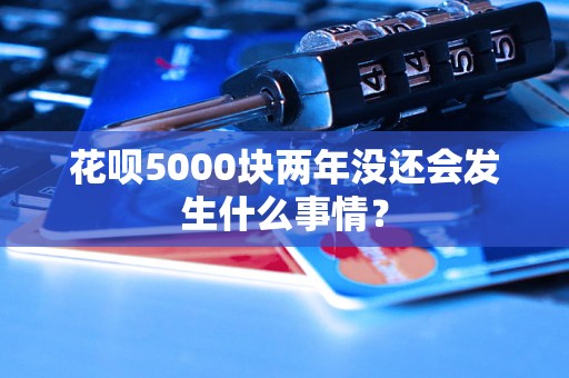 花呗5000块两年没还会发生什么事情？