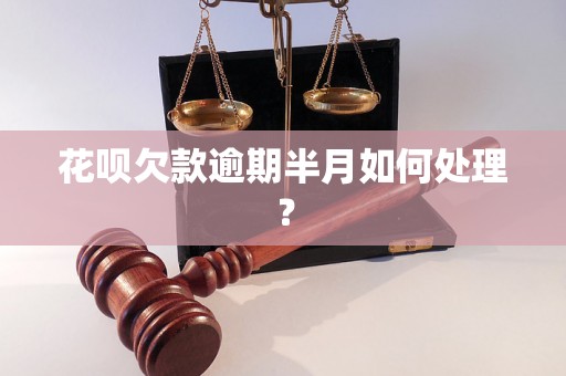 花呗欠款逾期半月如何处理？