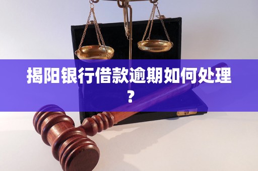 揭阳银行借款逾期如何处理？