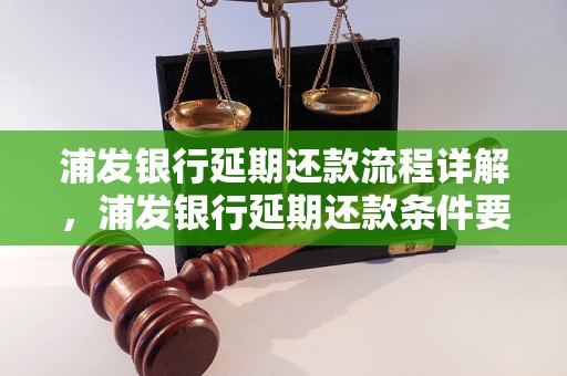 浦发银行延期还款流程详解，浦发银行延期还款条件要求