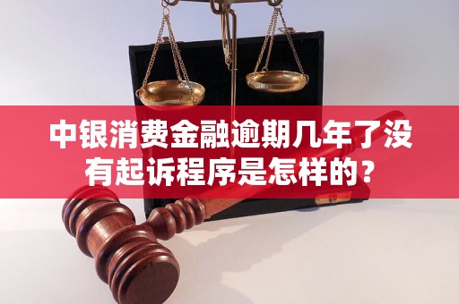 中银消费金融逾期几年了没有起诉程序是怎样的？