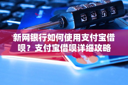 新网银行如何使用支付宝借呗？支付宝借呗详细攻略