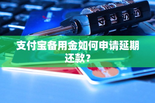 支付宝备用金如何申请延期还款？