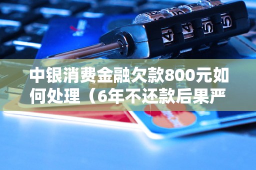 中银消费金融欠款800元如何处理（6年不还款后果严重吗）