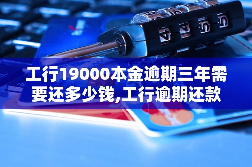 工行19000本金逾期三年需要还多少钱,工行逾期还款计算方法