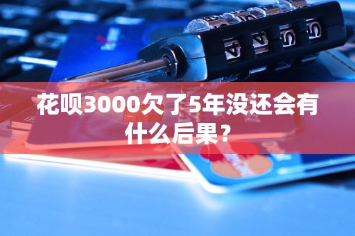 花呗3000欠了5年没还会有什么后果？