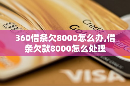 360借条欠8000怎么办,借条欠款8000怎么处理