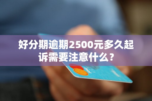 好分期逾期2500元多久起诉需要注意什么？