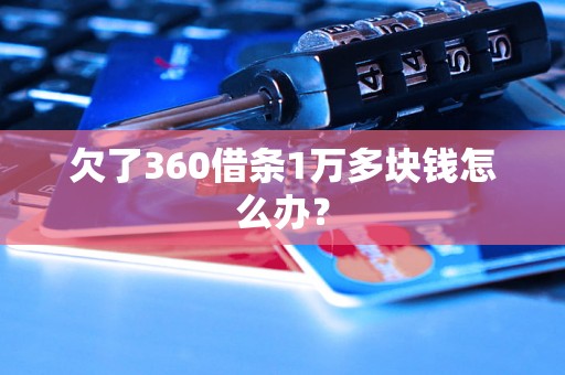 欠了360借条1万多块钱怎么办？