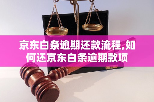 京东白条逾期还款流程,如何还京东白条逾期款项