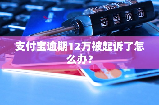 支付宝逾期12万被起诉了怎么办？