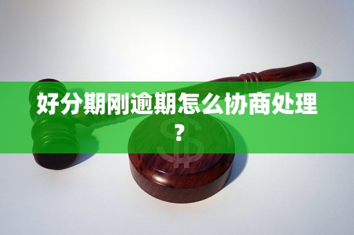 好分期刚逾期怎么协商处理？