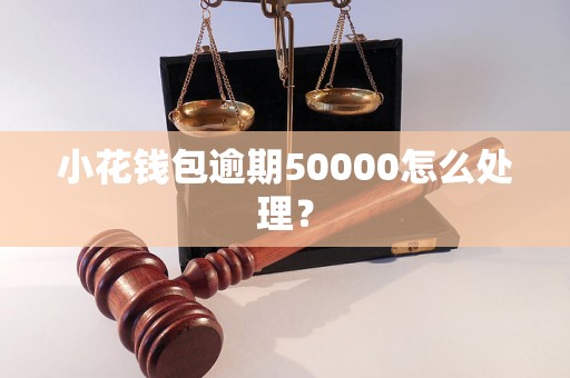 小花钱包逾期50000怎么处理？