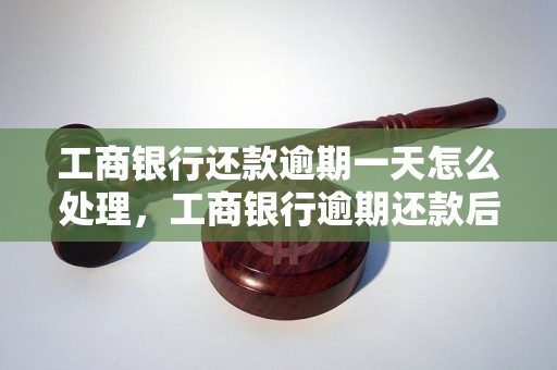 工商银行还款逾期一天怎么处理，工商银行逾期还款后果及解决方法