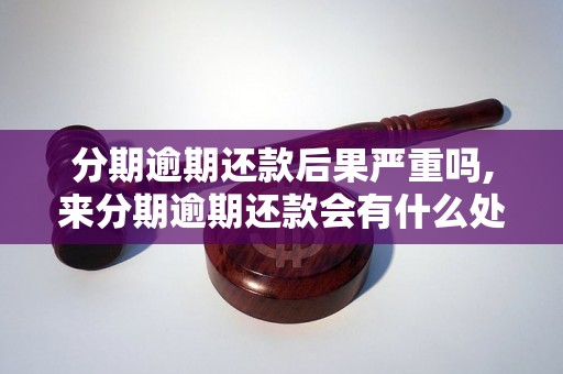 分期逾期还款后果严重吗,来分期逾期还款会有什么处罚