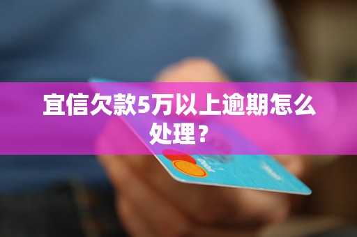 宜信欠款5万以上逾期怎么处理？