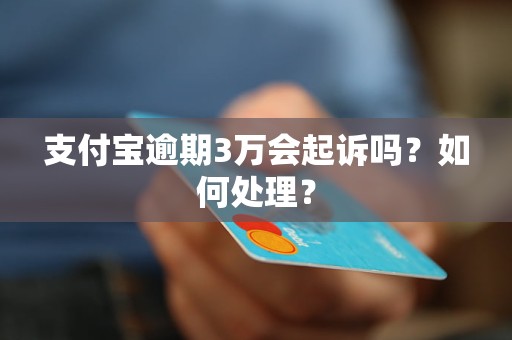 支付宝逾期3万会起诉吗？如何处理？