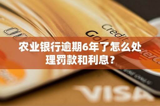 农业银行逾期6年了怎么处理罚款和利息？