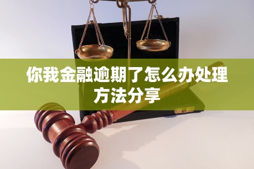 你我金融逾期了怎么办处理方法分享