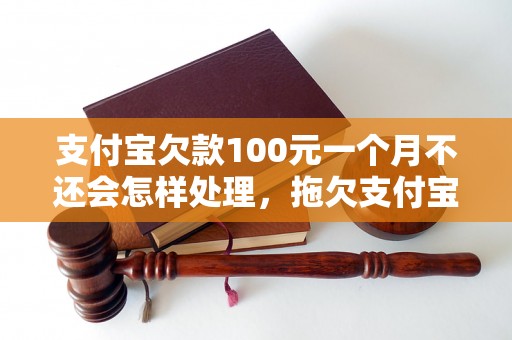 支付宝欠款100元一个月不还会怎样处理，拖欠支付宝欠款后果严重吗