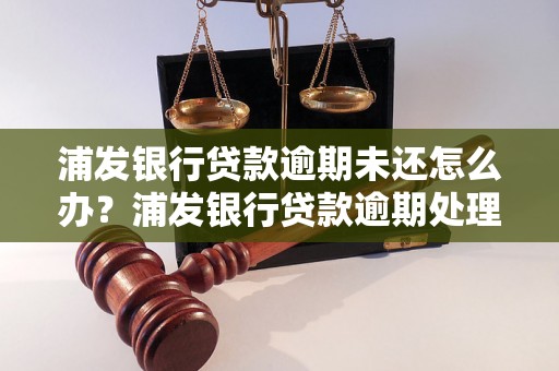 浦发银行贷款逾期未还怎么办？浦发银行贷款逾期处理方法详解