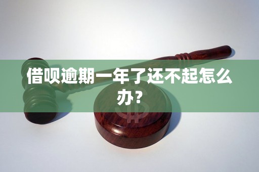 借呗逾期一年了还不起怎么办？