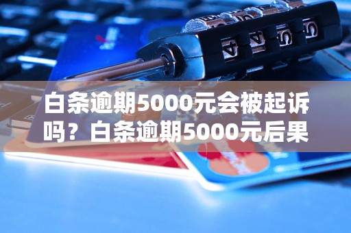 白条逾期5000元会被起诉吗？白条逾期5000元后果严重吗？