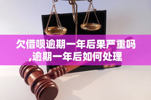 欠借呗逾期一年后果严重吗,逾期一年后如何处理