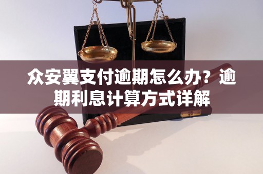 众安翼支付逾期怎么办？逾期利息计算方式详解