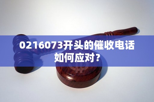 0216073开头的催收电话如何应对？