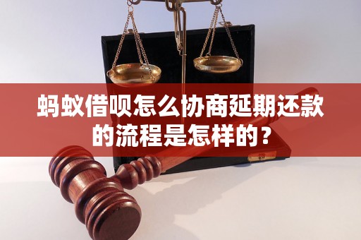 蚂蚁借呗怎么协商延期还款的流程是怎样的？