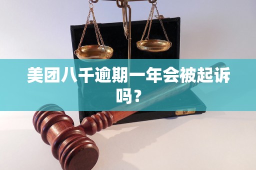 美团八千逾期一年会被起诉吗？