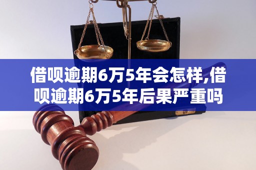 借呗逾期6万5年会怎样,借呗逾期6万5年后果严重吗