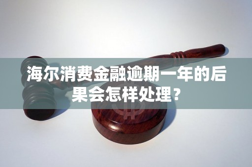 海尔消费金融逾期一年的后果会怎样处理？