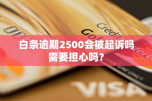 白条逾期2500会被起诉吗需要担心吗？