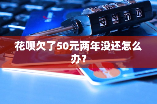 花呗欠了50元两年没还怎么办？