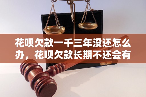 花呗欠款一千三年没还怎么办，花呗欠款长期不还会有什么后果