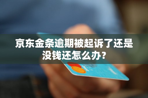 京东金条逾期被起诉了还是没钱还怎么办？