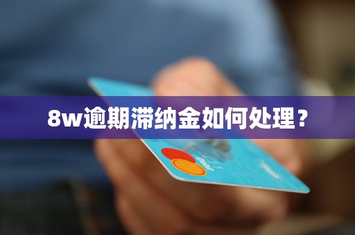 8w逾期滞纳金如何处理？