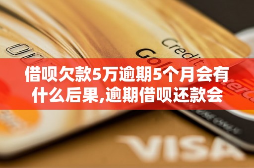 借呗欠款5万逾期5个月会有什么后果,逾期借呗还款会有什么处理方式