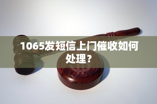 1065发短信上门催收如何处理？