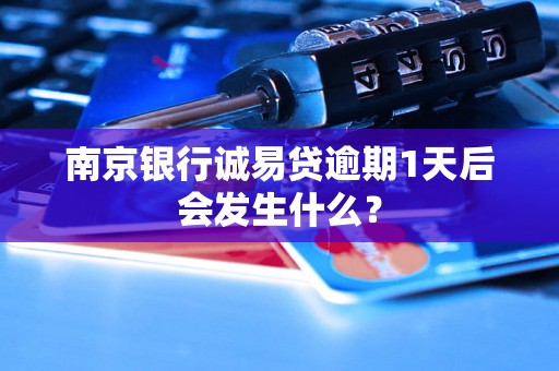 南京银行诚易贷逾期1天后会发生什么？