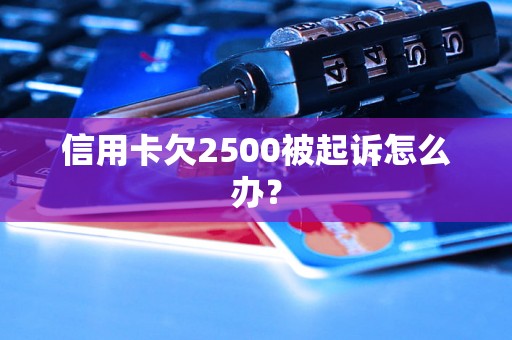 信用卡欠2500被起诉怎么办？