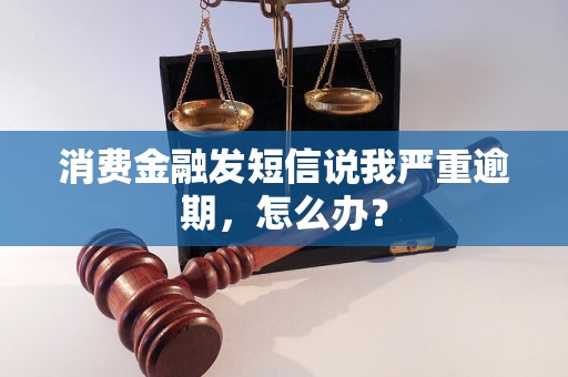 消费金融发短信说我严重逾期，怎么办？