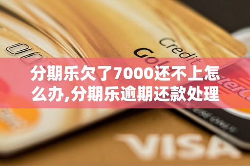 分期乐欠了7000还不上怎么办,分期乐逾期还款处理方式