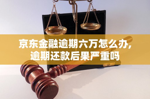 京东金融逾期六万怎么办,逾期还款后果严重吗