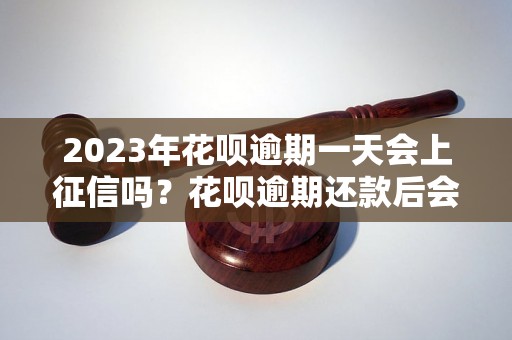 2023年花呗逾期一天会上征信吗？花呗逾期还款后会不会影响个人信用记录？