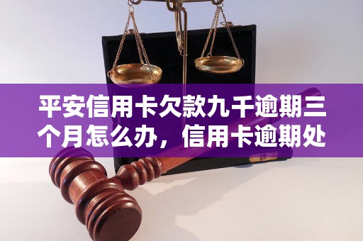 平安信用卡欠款九千逾期三个月怎么办，信用卡逾期处理方法分享