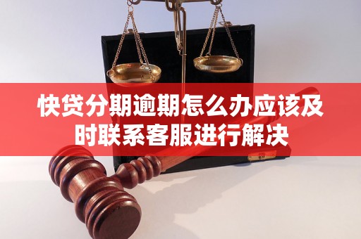 快贷分期逾期怎么办应该及时联系客服进行解决